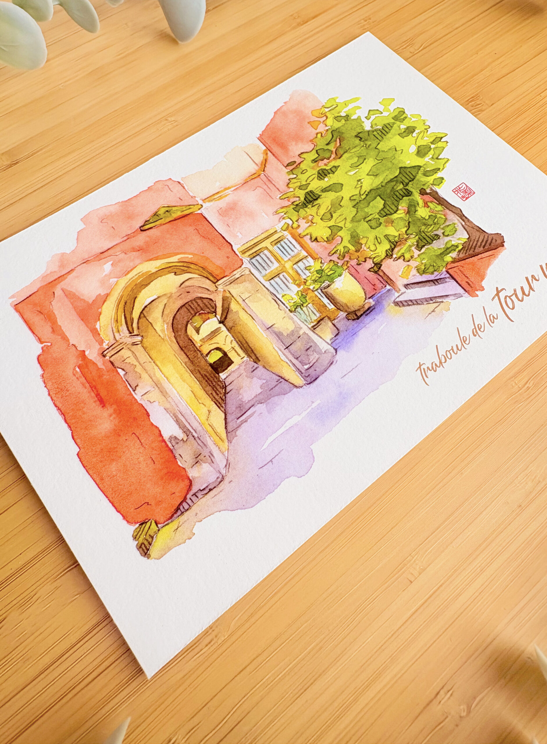 Art print - Traboule de la Tour Rose - Lyon – Image 2